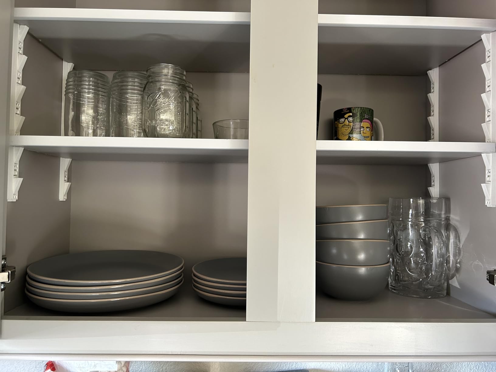 Gibson Home Rockaway 12-Piece Stoneware Dinnerware Set, Matte Finish, Service for 4, Modern Ceramic Plates and Bowls, Microwave & Dishwasher Safe, Soft Gray customer photo 1