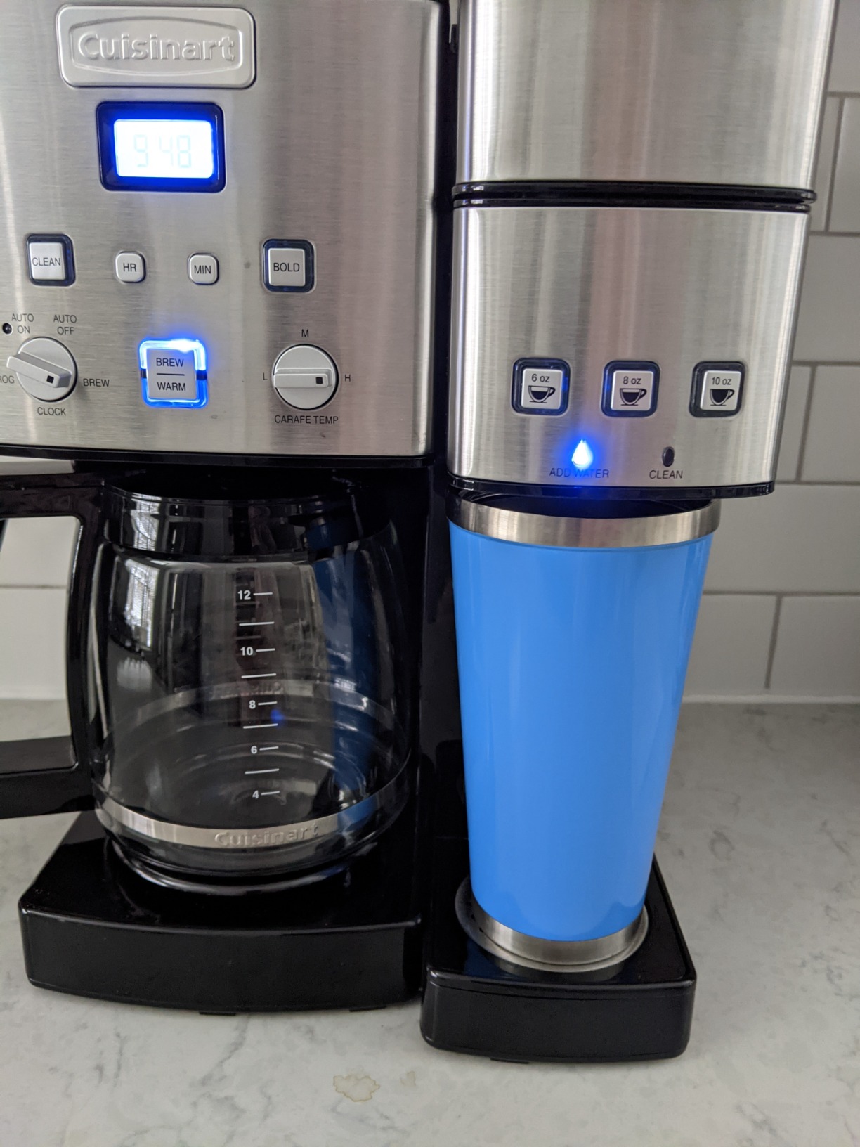 Cuisinart Coffee Maker, 12 Cup with 3 Single-Size Brewers, 6, 8, 12 oz, Black/Stainless Steel, SS-15BKSP1 customer photo 1
