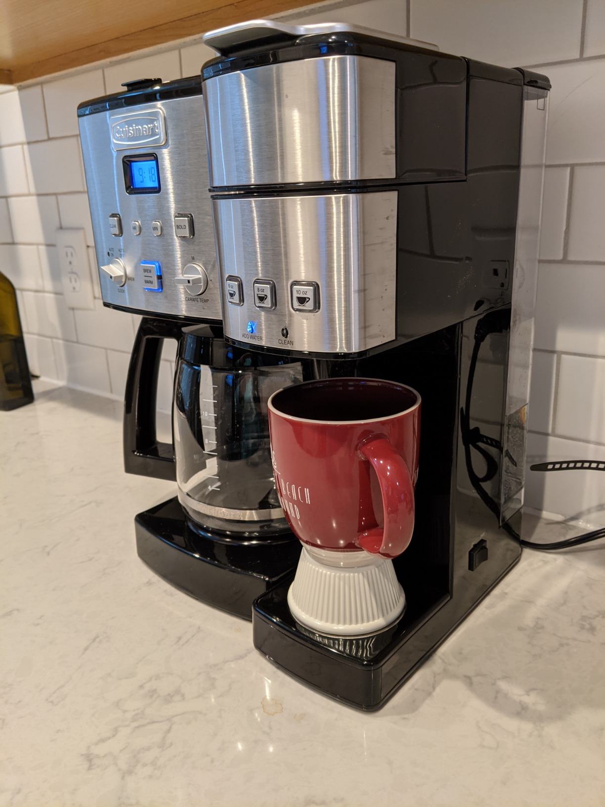 Cuisinart Coffee Maker, 12 Cup with 3 Single-Size Brewers, 6, 8, 12 oz, Black/Stainless Steel, SS-15BKSP1 customer photo 2