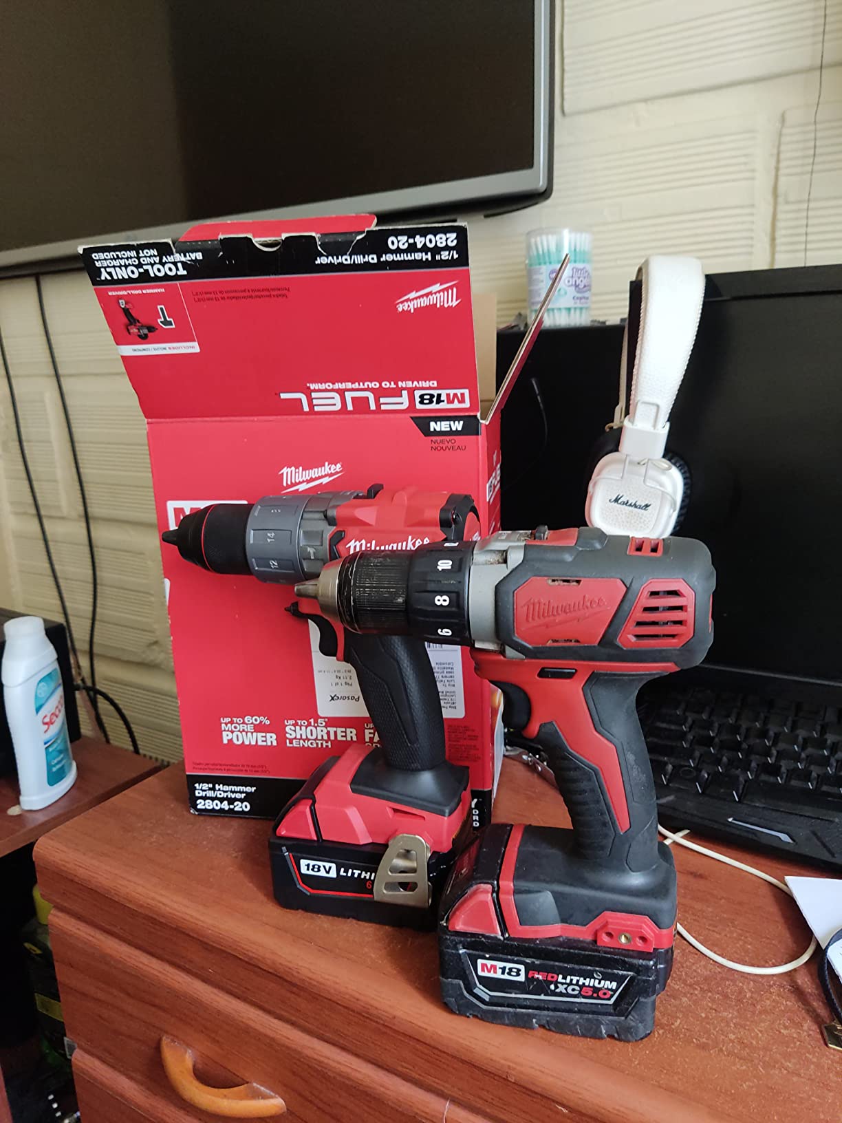 Milwaukee 2804-20 M18 FUEL 1/2 in. Hammer Drill (Tool Only) Tool-Peak Torque = 1,200 in-lbs customer photo 2