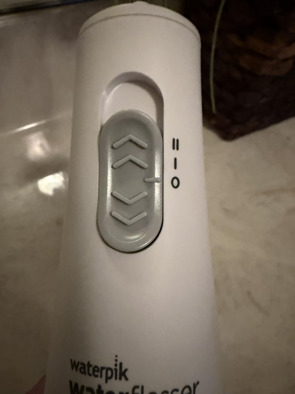 Waterpik Cordless Express Water Flosser, Battery Operated & Portable for Travel & Home, ADA Accepted, Waterproof for Shower Use, White WF-02, Packaging May Vary customer photo 2