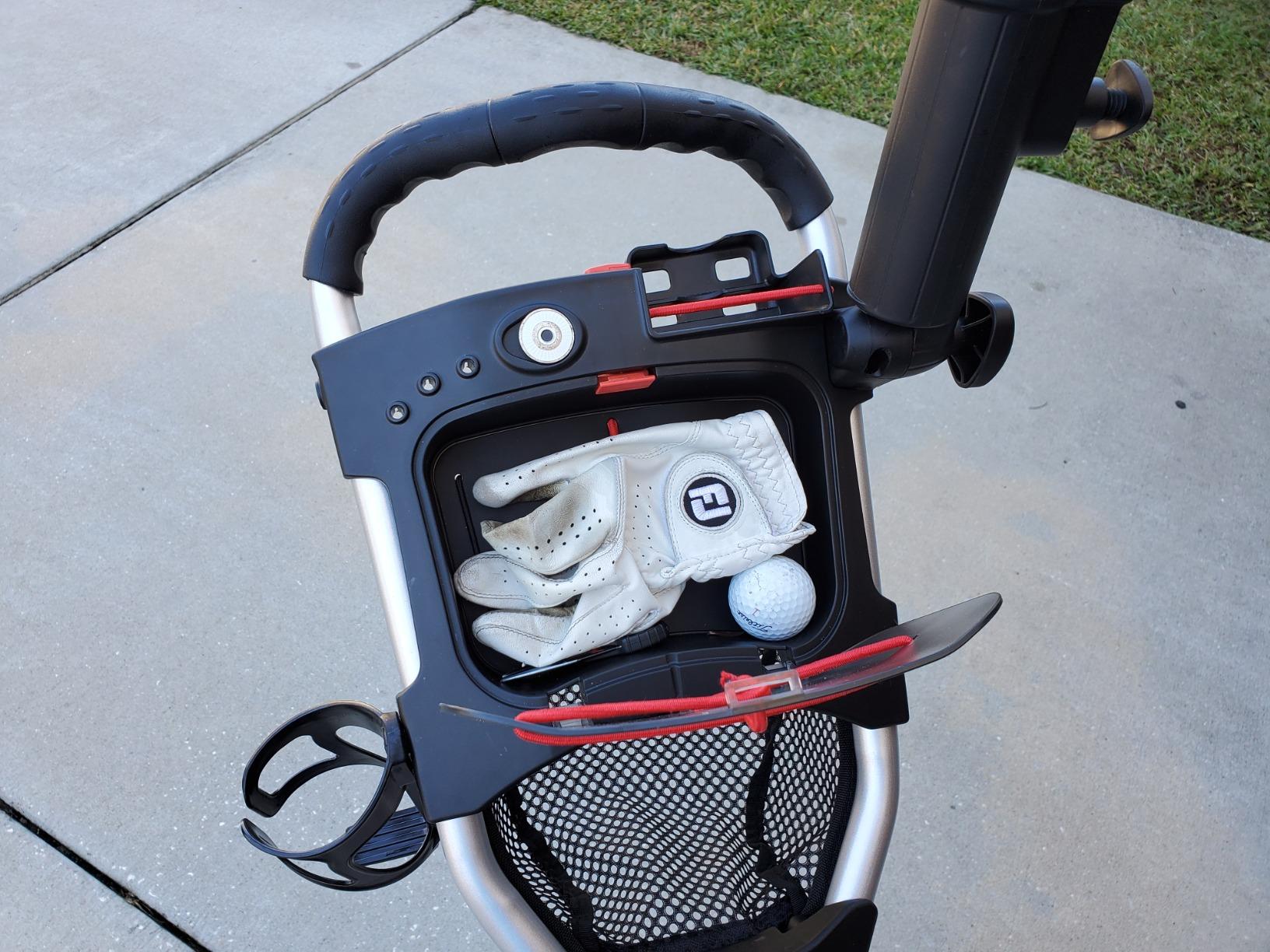 Caddytek CaddyLite 15.3 V2 Golf Push Cart - Lightweight Foldable Aluminum Cart with EVA Wheels, Foot Brake, Adjustable Handle customer photo 1