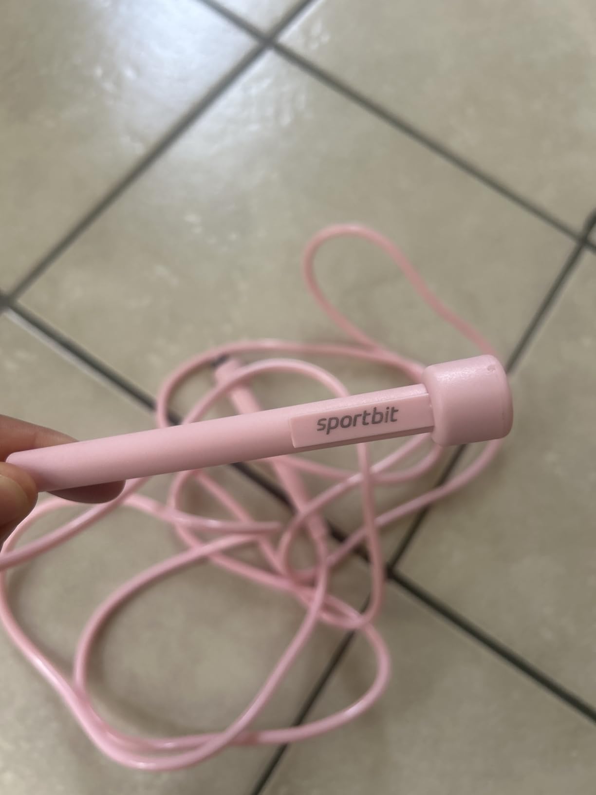 SPORTBIT Adjustable Jump Rope for Fitness and Exercise - Skipping Rope for Cardio, Boxing, and Weight Loss - Speed Rope perfect for Men & Women customer photo 1