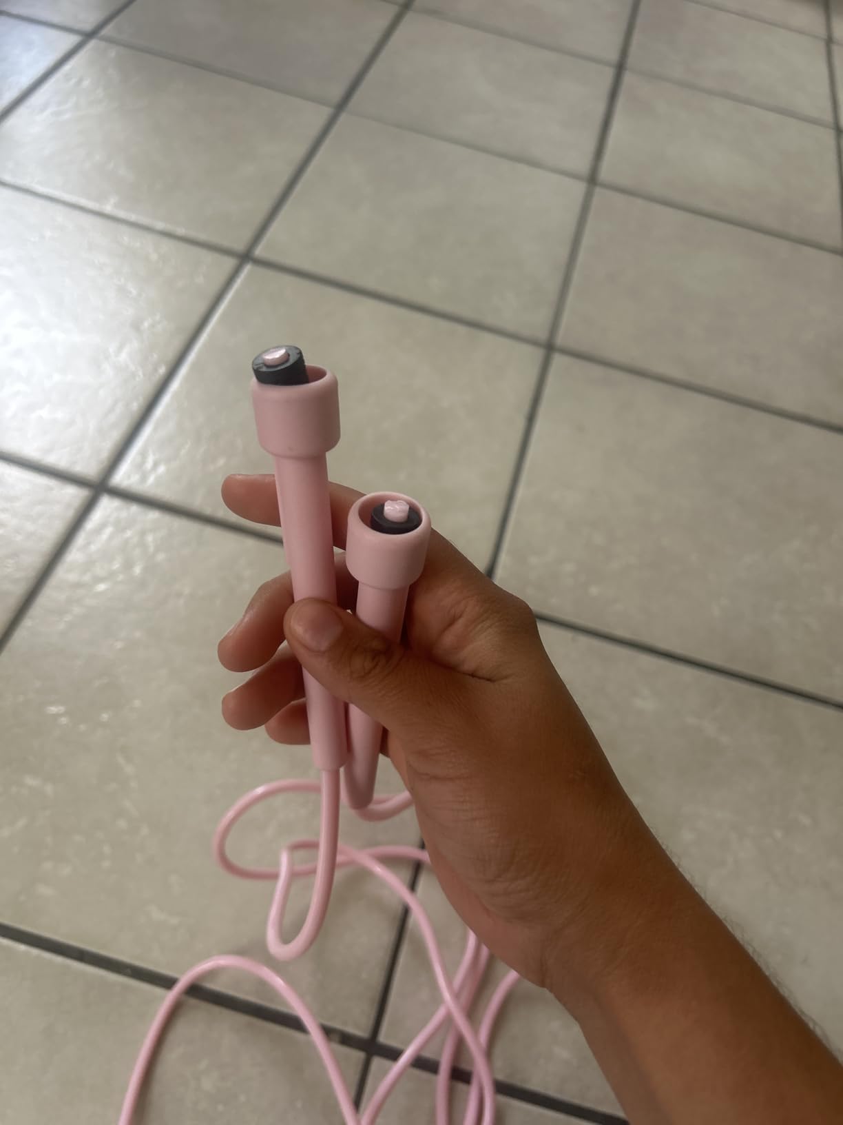SPORTBIT Adjustable Jump Rope for Fitness and Exercise - Skipping Rope for Cardio, Boxing, and Weight Loss - Speed Rope perfect for Men & Women customer photo 2