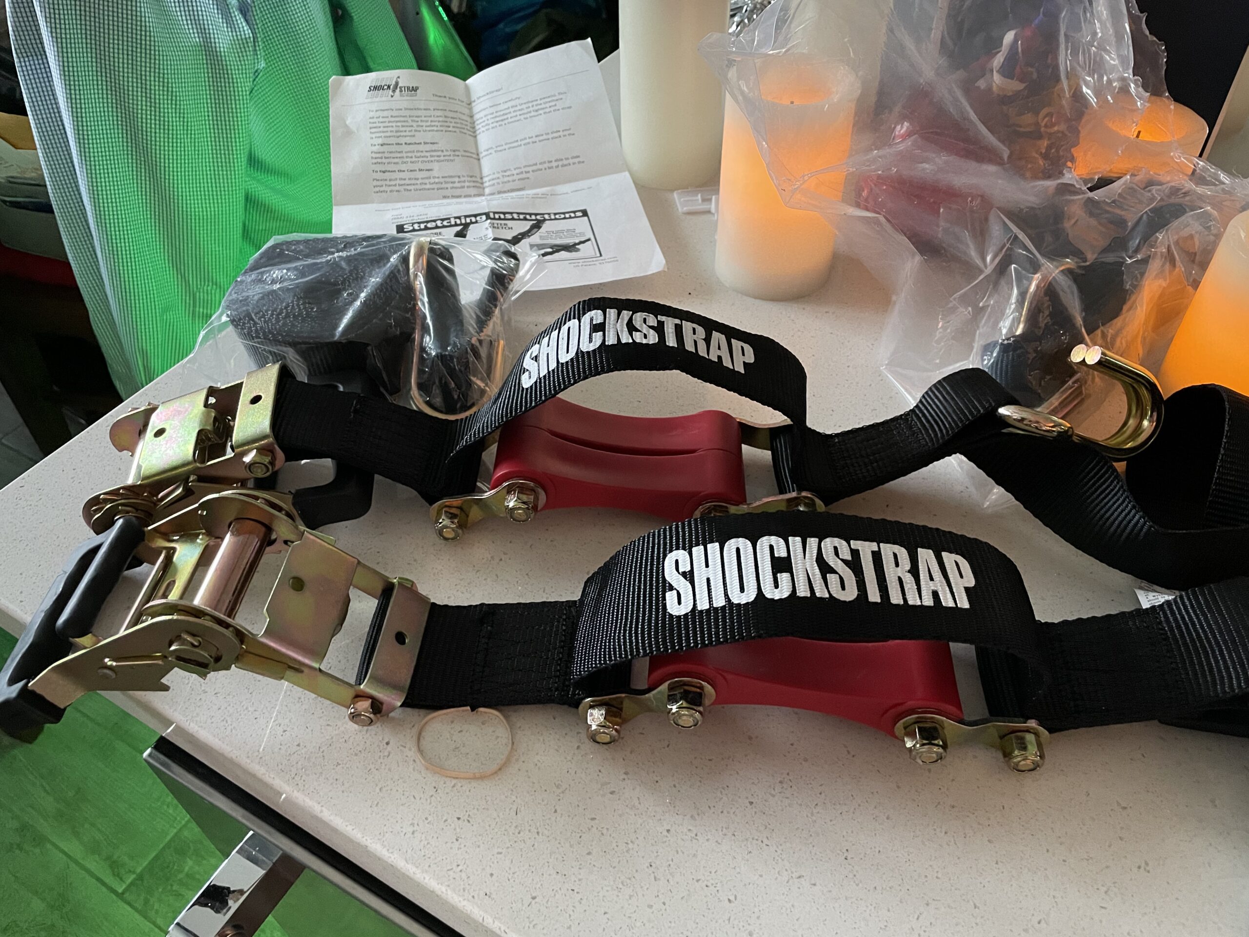SHOCKSTRAP Ratchet Strap, 9' x 2