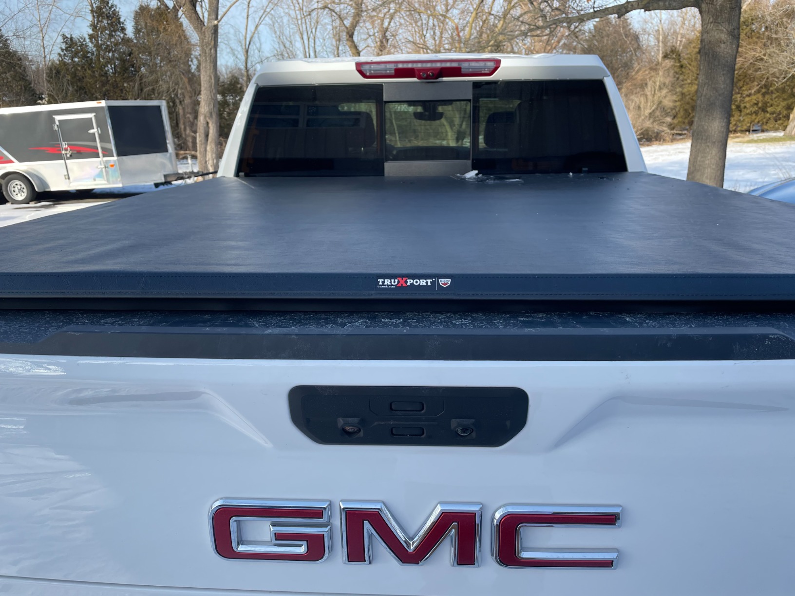 RealTruck TruXedo TruXport Soft Roll Up Truck Bed Tonneau Cover | 272401 | Fits 2019-2025 Chevy/GMC Silverado/Sierra, w/MultiPro/Flex Tailgate (Will not fit Carbon Pro Bed) 5' 10