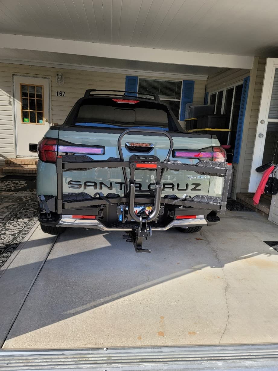 Hollywood Racks Destination 4 Hitch Bike Rack, Lightweight, Platform Style Bike Rack for Car Carries up to 4 Bikes customer photo 2