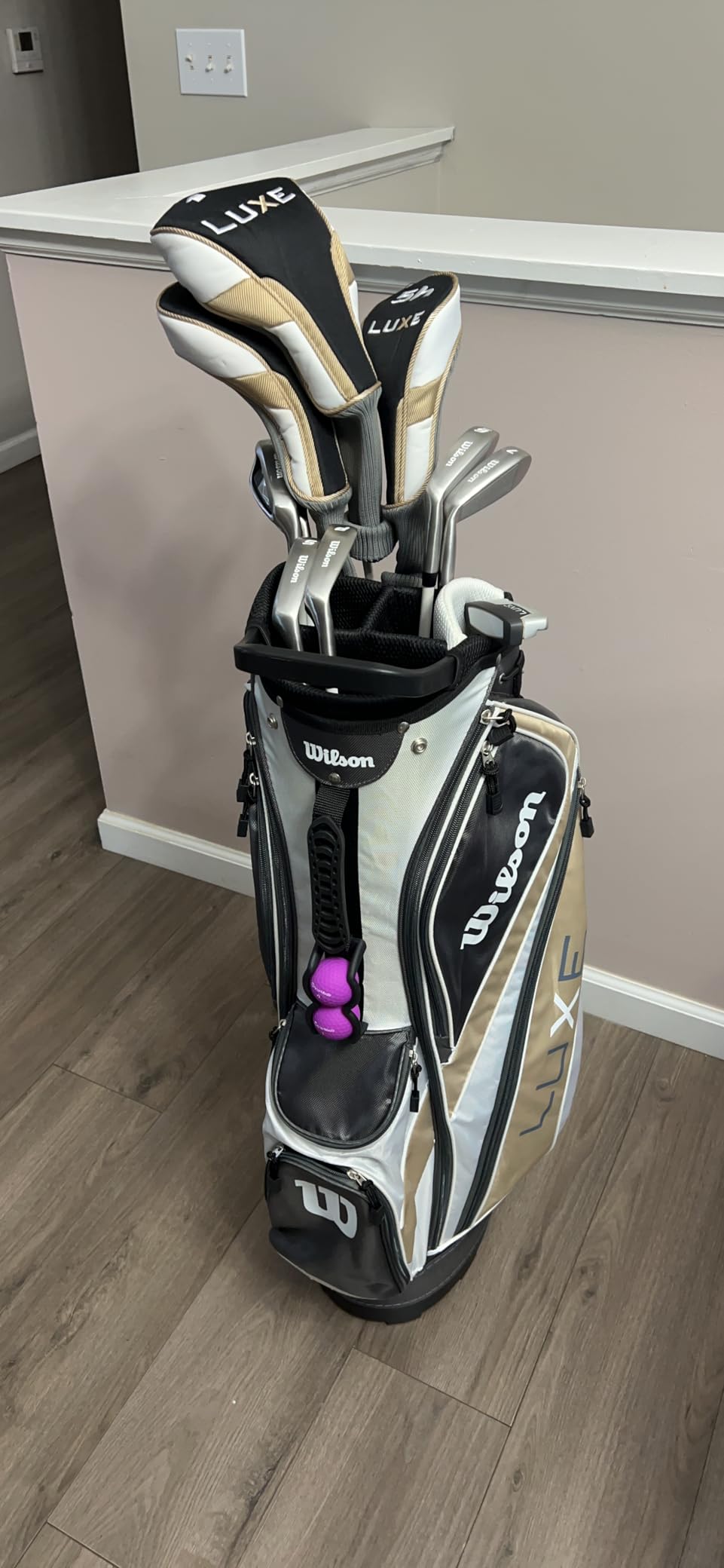Wilson's Women's Complete Golf Club Cart Bag Package Sets - Ultra, Ultra Plus, Luxe customer photo 2