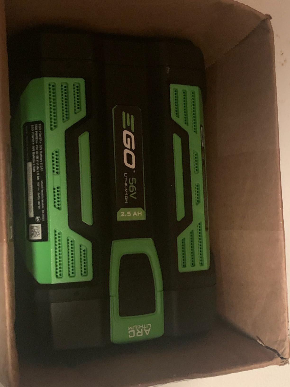 EGO Power+ 56V 2.5Ah Battery - BA1400T customer photo 1