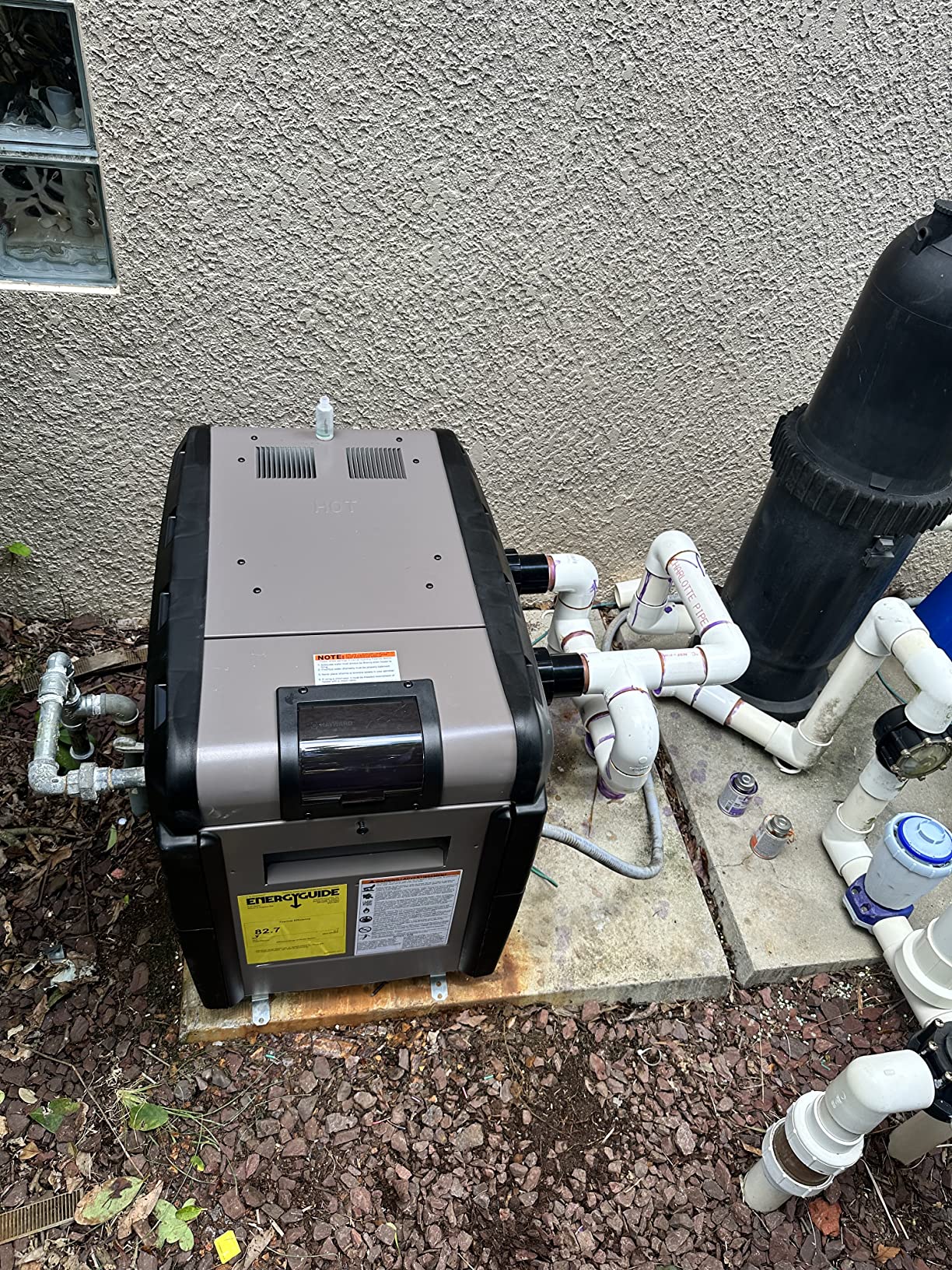 Hayward Pool Heater for Inground Pools Universal H-Series 150,000 BTU (Natural Gas Pool Heater) W3H150FDN customer photo 1