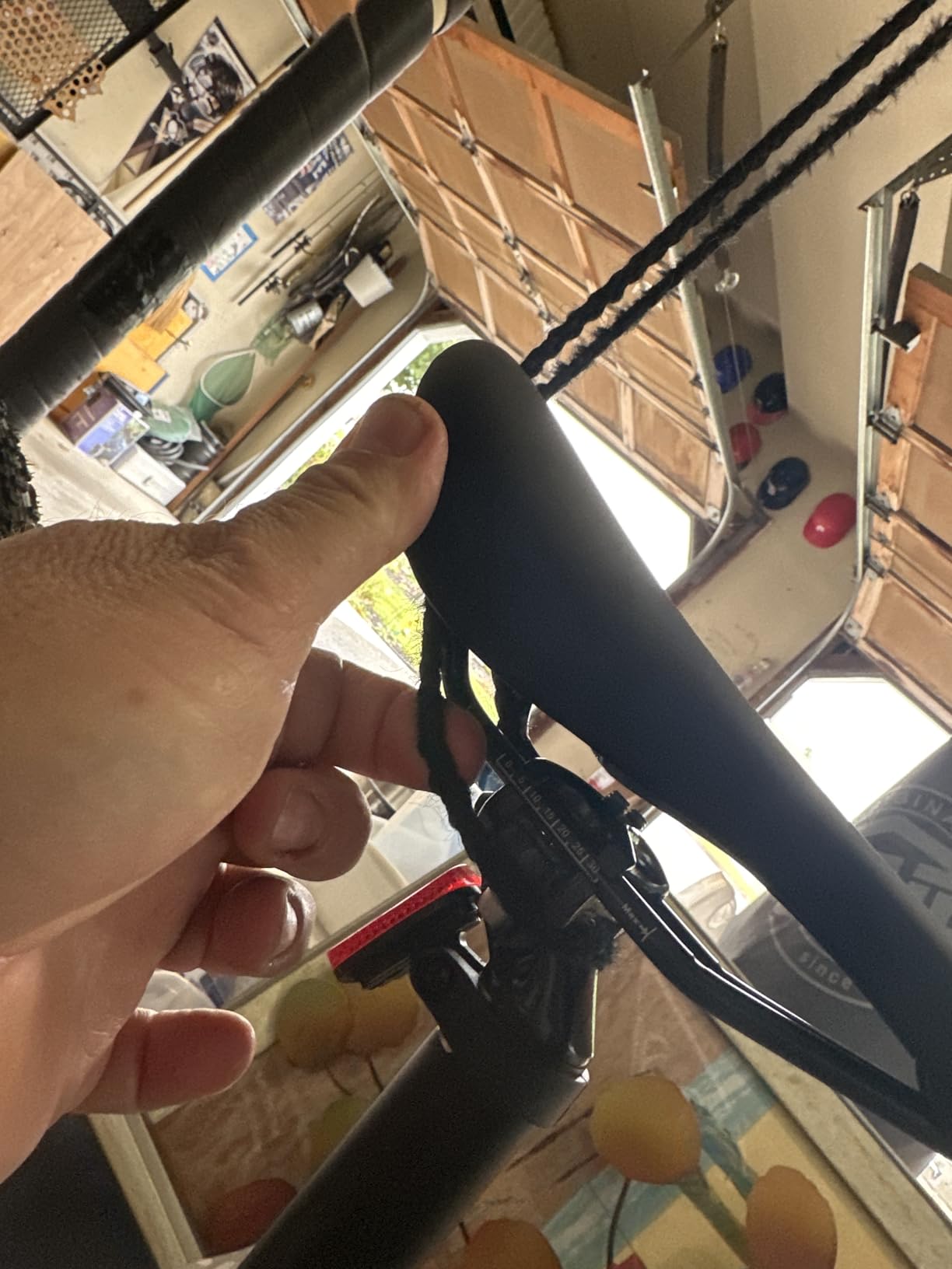 Wallmaster Ceiling Bike Mount Hanger, Bike Ceiling Lift Hoist, Bike Pulley System for Garage, Indoor Bicycle Hooks, 1 pack customer photo 2