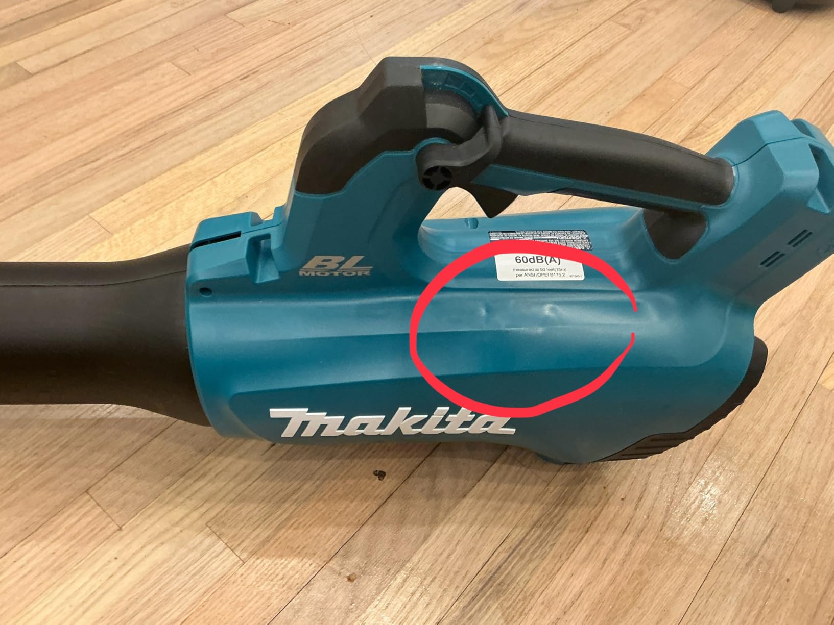 Makita XBU03SM1 18V LXT Lithium-Ion Brushless Cordless Blower Kit (4.0Ah) customer photo 2