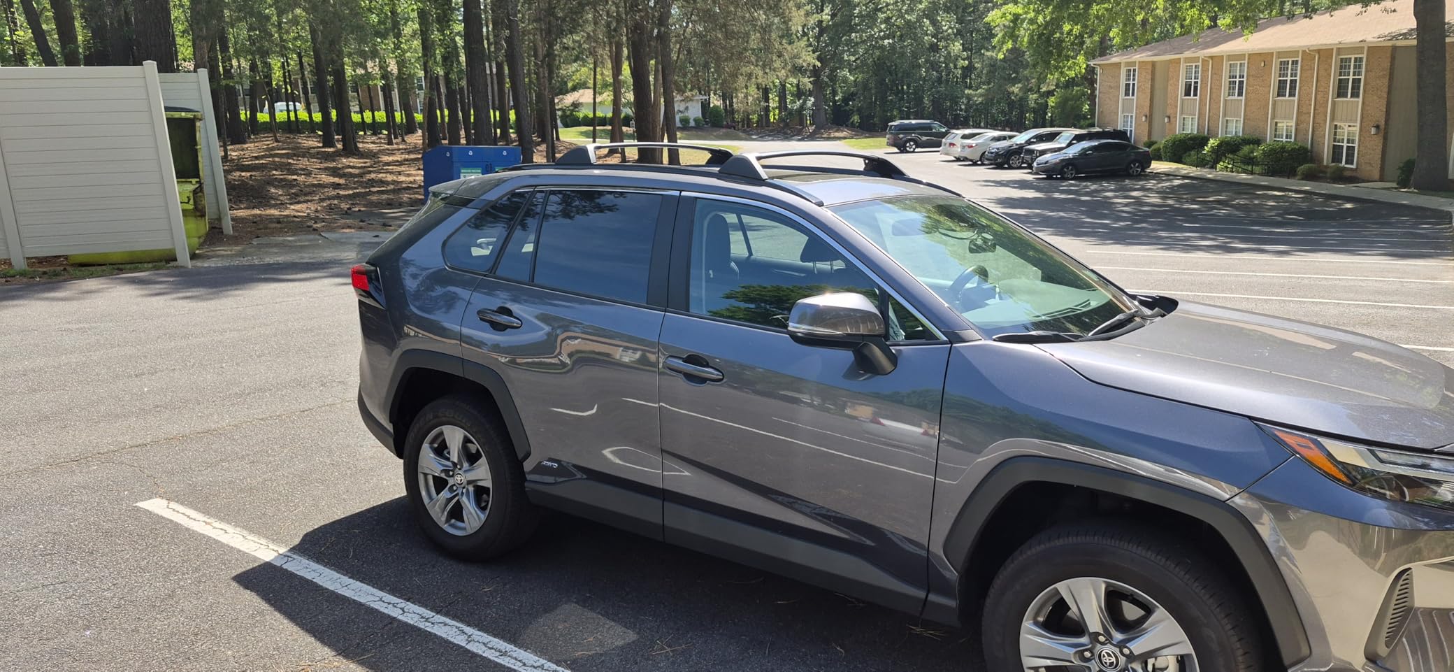 Autekcomma Roof Rack Cross Bars for Toyota RAV4 2019-2025, Anti-Theft Lock Mechanism Black Matte Aluminum Anti-Corrosion Crossbars customer photo 2
