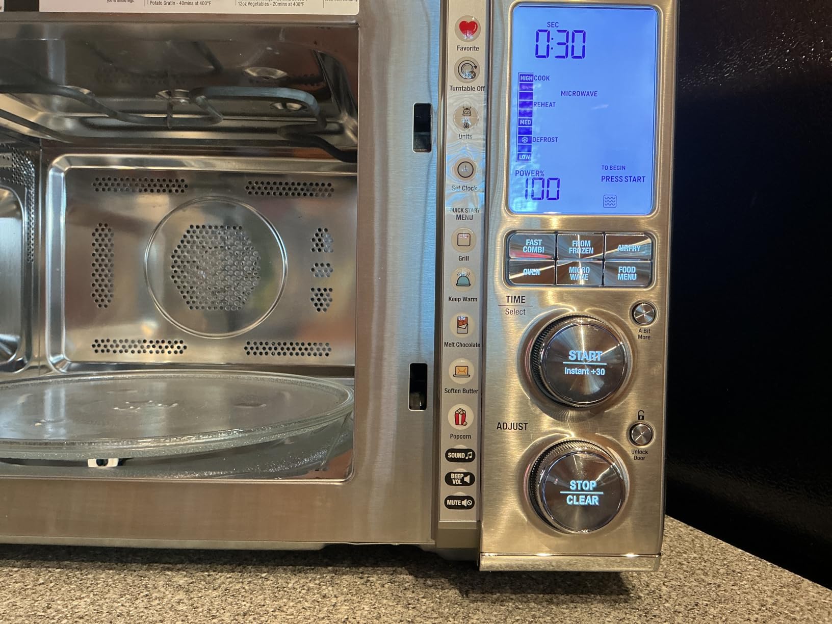 Breville BMO870BSS Combi Wave 3-in-1 Microwave, Air Fryer and Convection Oven, Brushed Stainless Steel customer photo 1