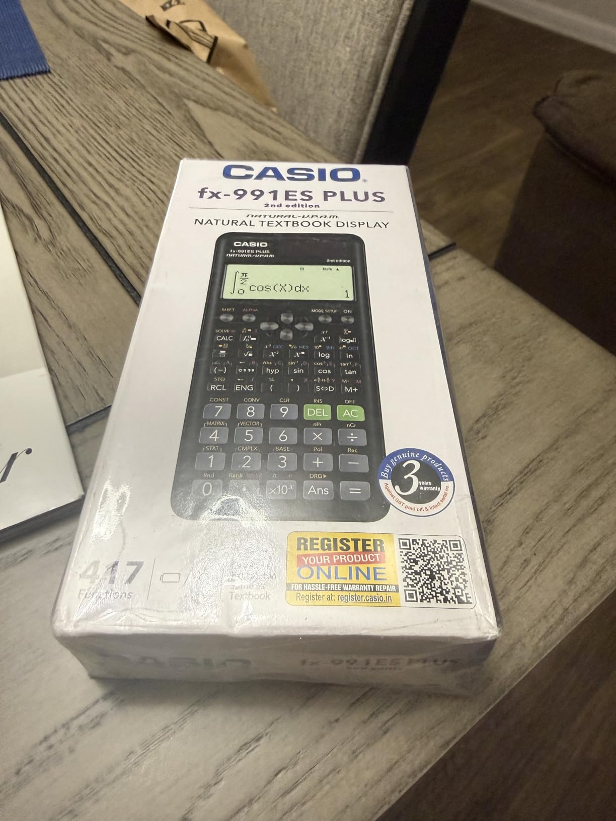 Casio fx-991ES Plus 2 Scientific Calculator with 417 Functions and Natural Display customer photo 2