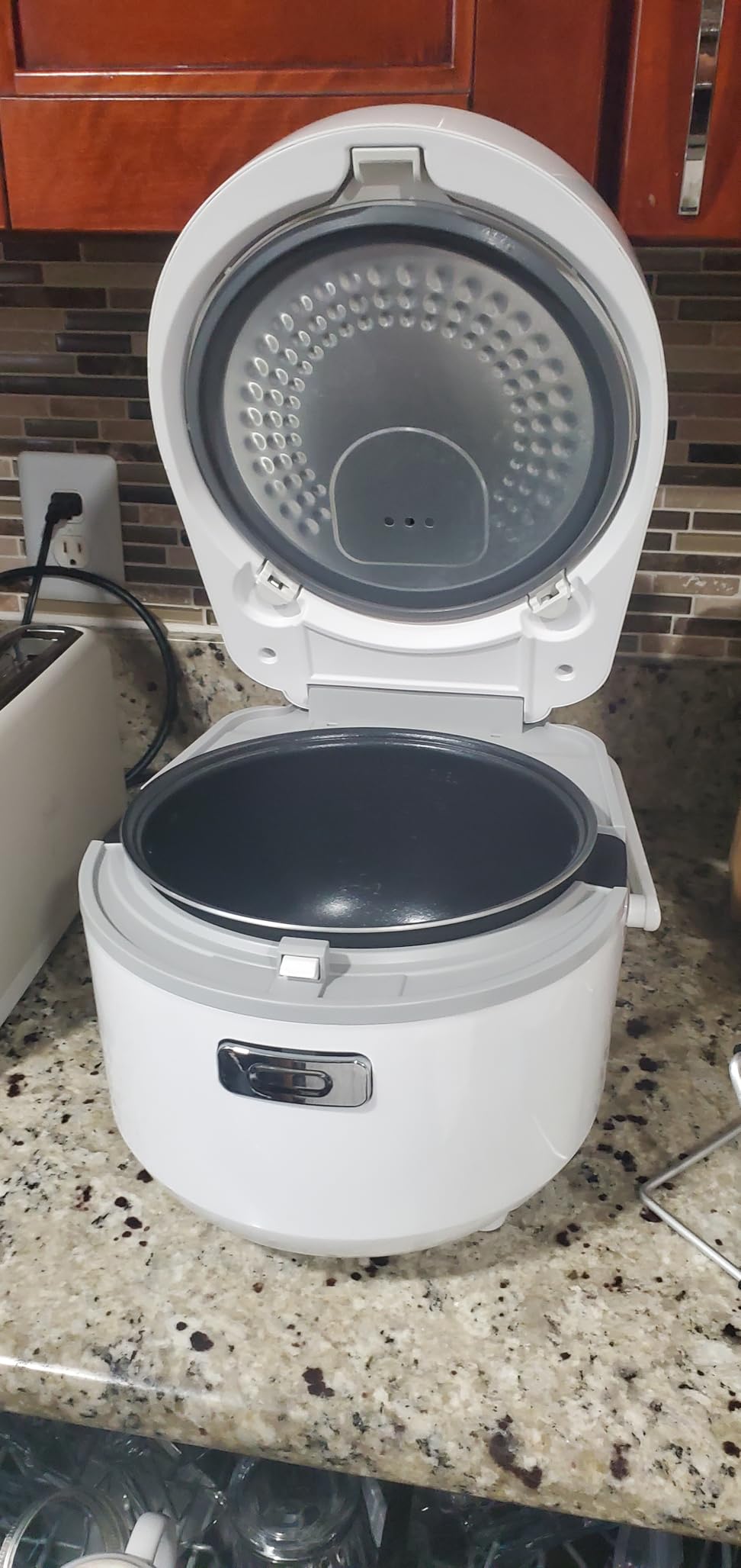 CUCKOO Micom Rice Cooker 10-Cup Uncooked / 20-Cup Cooked with Nonstick Inner Pot, Large Rice Maker with 16 Menu Options, Fuzzy Logic Technology, Auto Clean Mode, LCD Display, White (CR-1020F) customer photo 2