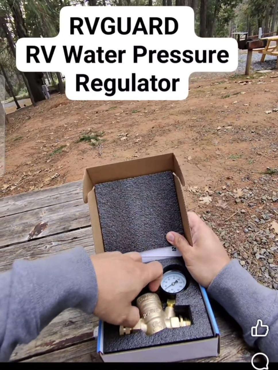 RVGUARD RV Water Pressure Regulator Valve, CSA Approved, Lead-Free Brass Adjustable Water Pressure Reducer with Gauge and Inlet Screen Filter for RV Camper Travel Trailer customer photo 2