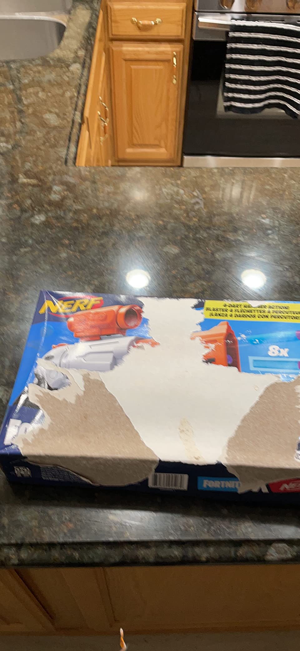 Nerf Fortnite SR Blaster - 4-Dart Hammer Action - Includes Removable Scope and 8 Official Nerf Elite Darts - for Youth, Teens, Adults customer photo 2