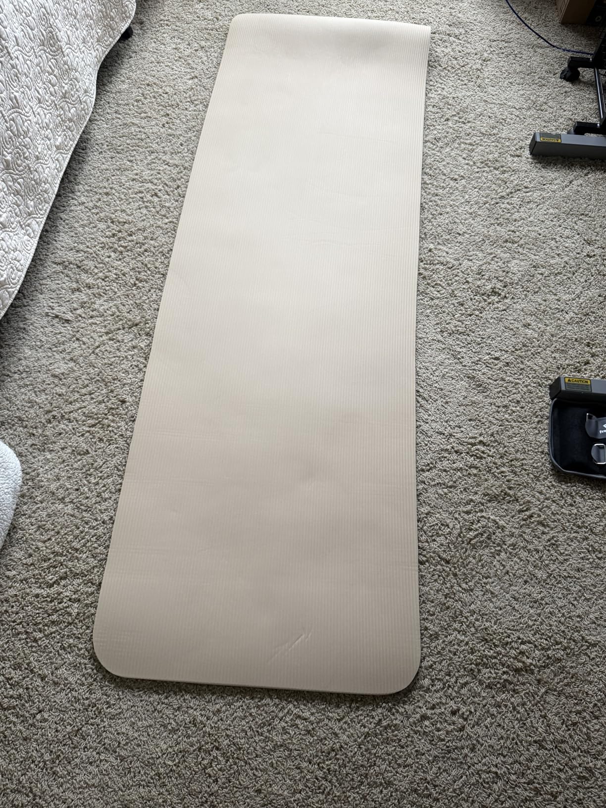 MSPORTS Yoga Mat Premium Non Slip Thick - Extra Comfortable Exercise Mat for Home Workouts, Pilates, Stretching & Gym - Cushioned NBR Foam, Gym Mat with Strap, for Women & Men customer photo 1
