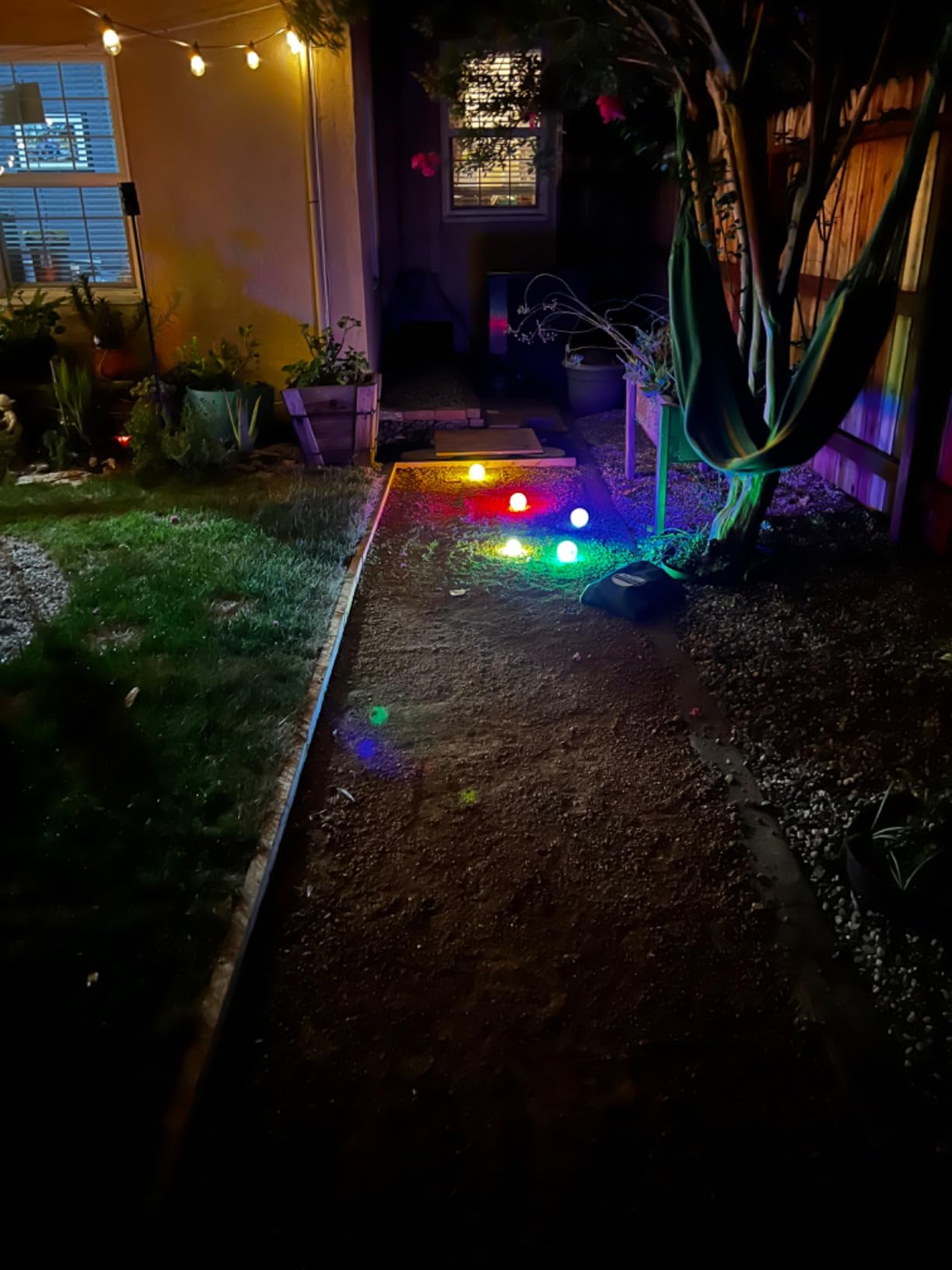 GoSports LED Bocce Ball Game Set - Includes 8 Light Up Bocce Balls, Pallino, Case and Measuring Rope - Choose 85mm or 100mm customer photo 2