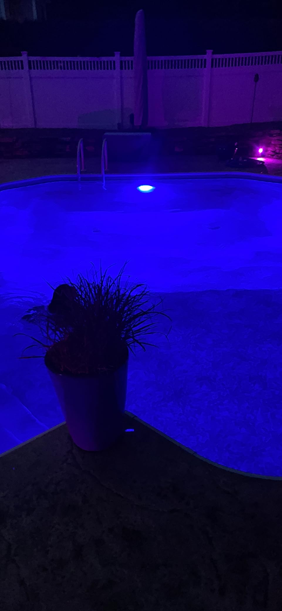 10 Inch LED Multicolor Inground Pool Light - Stainless Steel Housing, 50ft Cord, RGB Controller for Wet Niche customer photo 2