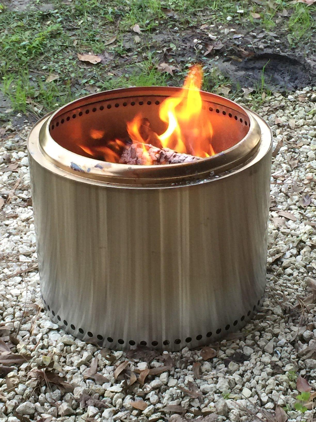 Yukon Stand - Durable 304 Stainless Steel, Heat-Resistant, Portable Elevated Fire Pit Accessory for Safe Use on Decks and Camping - Ideal for Smokeless Fire Pits and Outdoor Fireplaces customer photo 1