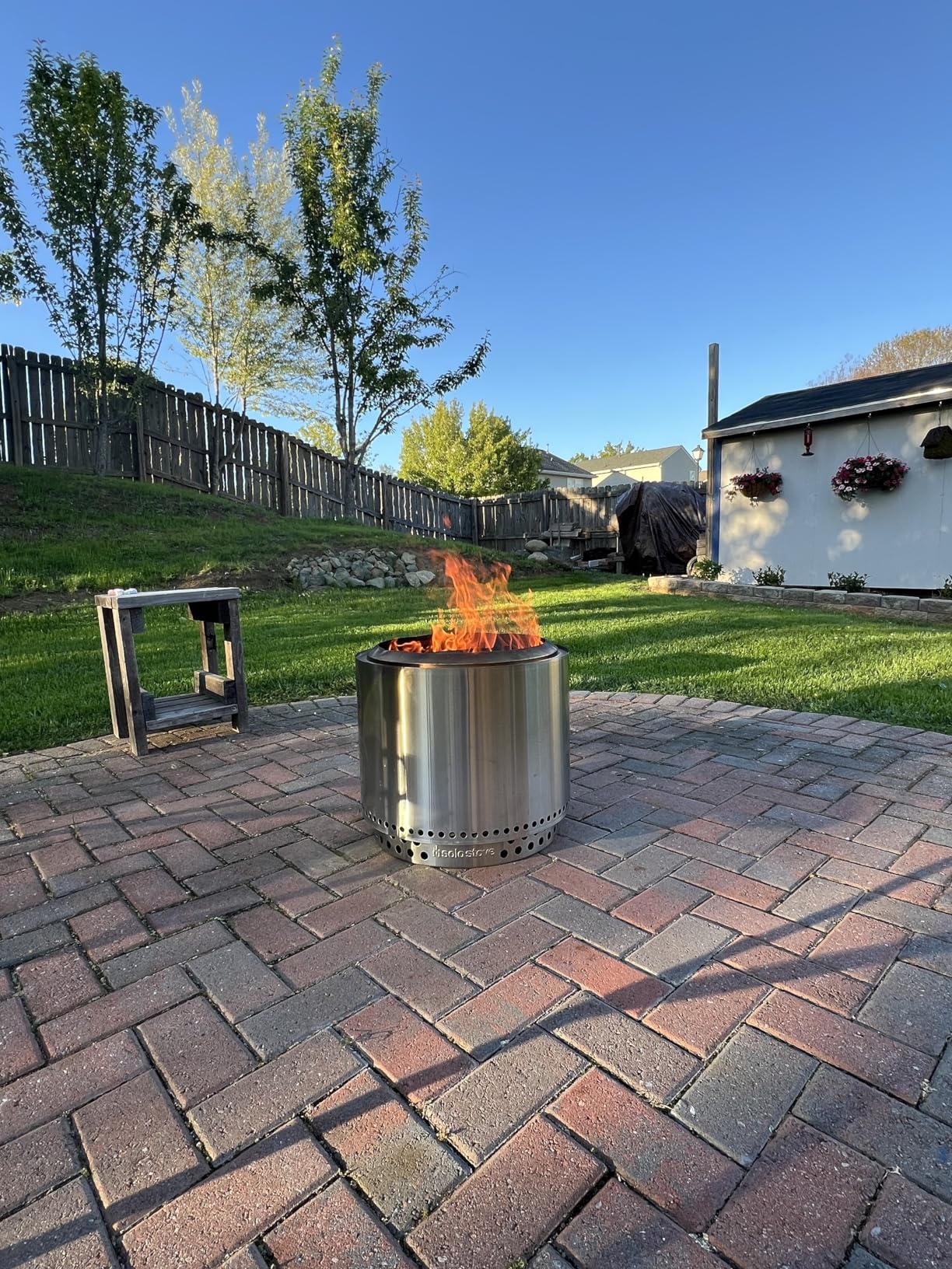Yukon Stand - Durable 304 Stainless Steel, Heat-Resistant, Portable Elevated Fire Pit Accessory for Safe Use on Decks and Camping - Ideal for Smokeless Fire Pits and Outdoor Fireplaces customer photo 2