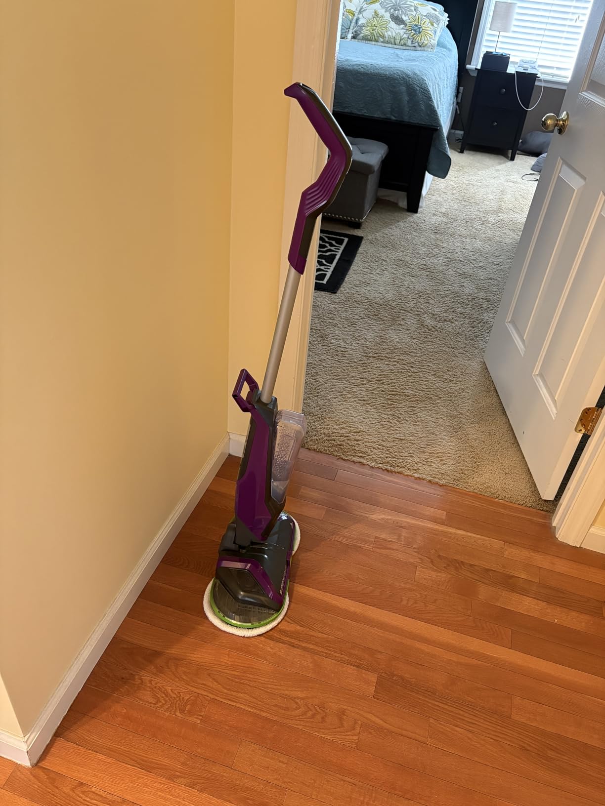 Bissell Spinwave Cordless Pet Spin Mop, 18V Electric Hard Floor Cleaner with Reusable Washable Pads, Pet Stain Removal for Sealed Wood Tile & Laminate Floors, 23157 customer photo 1