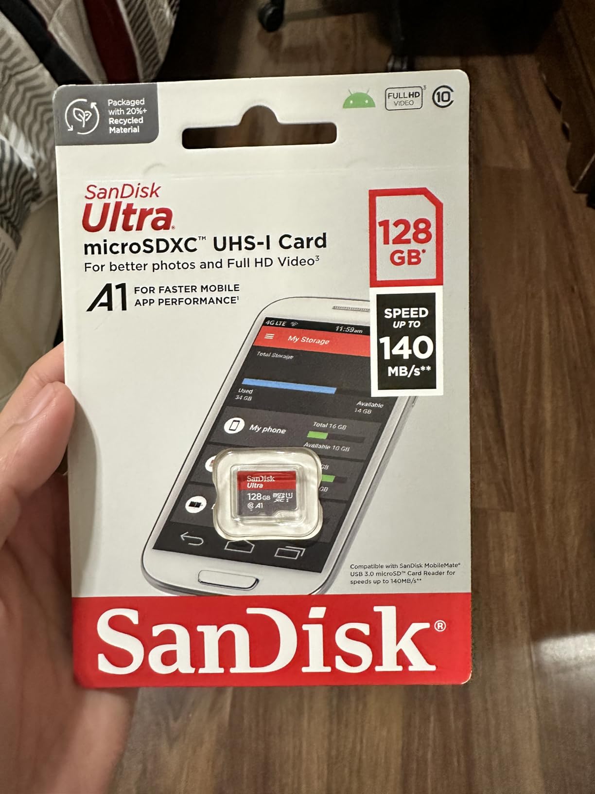 SanDisk 32GB Ultra microSDHC 120MB/s A1 Class 10 UHS-I customer photo 1