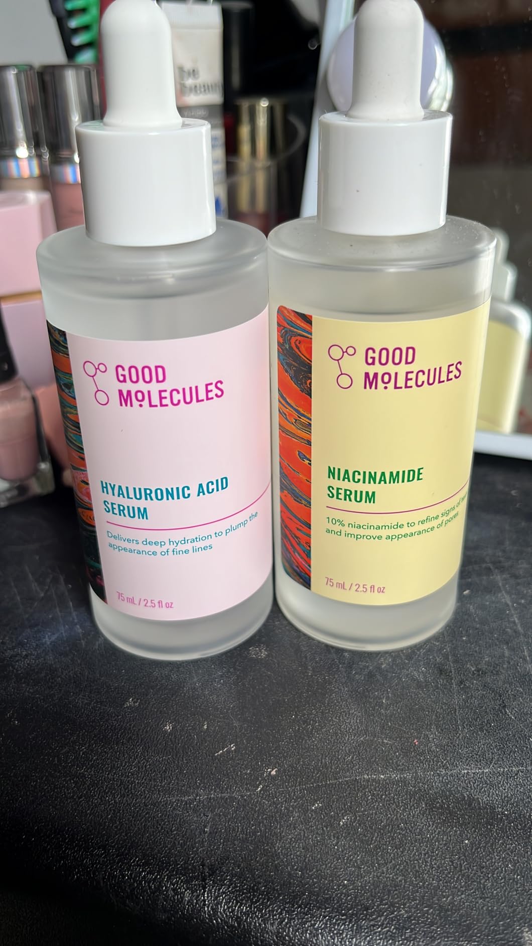 Good Molecules Hyaluronic Acid Serum - 1% Hyaluronic Acid Non-greasy Ultra Hydrating Serum, Facial Moisturizer for Plumper Skin customer photo 2