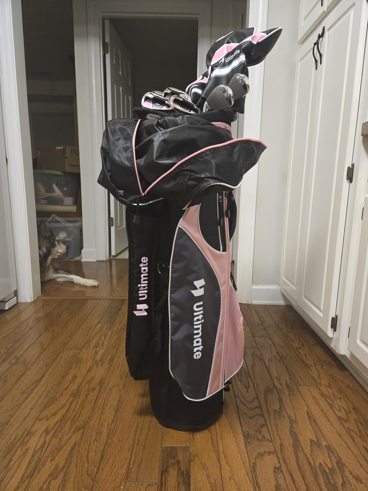 Tangkula 9/10/12 Pieces Women's Complete Golf Clubs Set, Golf Club Package Set with 460CC Driver, Fairway Wood & Hybrid, Irons, Putter, Portable Regular Golf Club Set customer photo 1