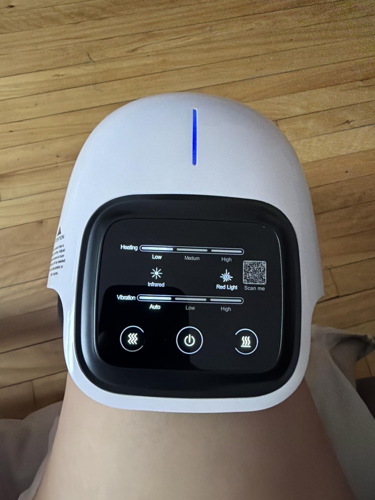 FORTHIQ Knee Massager Smart for Pain Relief with Heat and Red Light Therapy, 2026 Updated Edition, Relax Tight Muscles, FSA-HSA Eligible customer photo 1