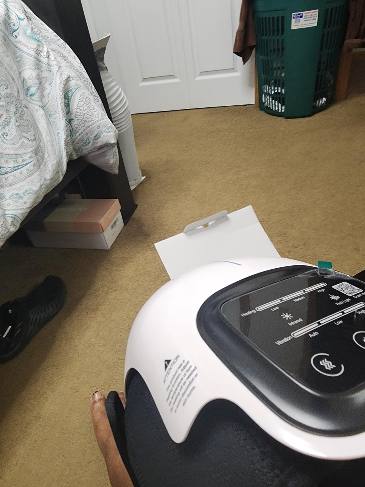 FORTHIQ Knee Massager Smart for Pain Relief with Heat and Red Light Therapy, 2026 Updated Edition, Relax Tight Muscles, FSA-HSA Eligible customer photo 2