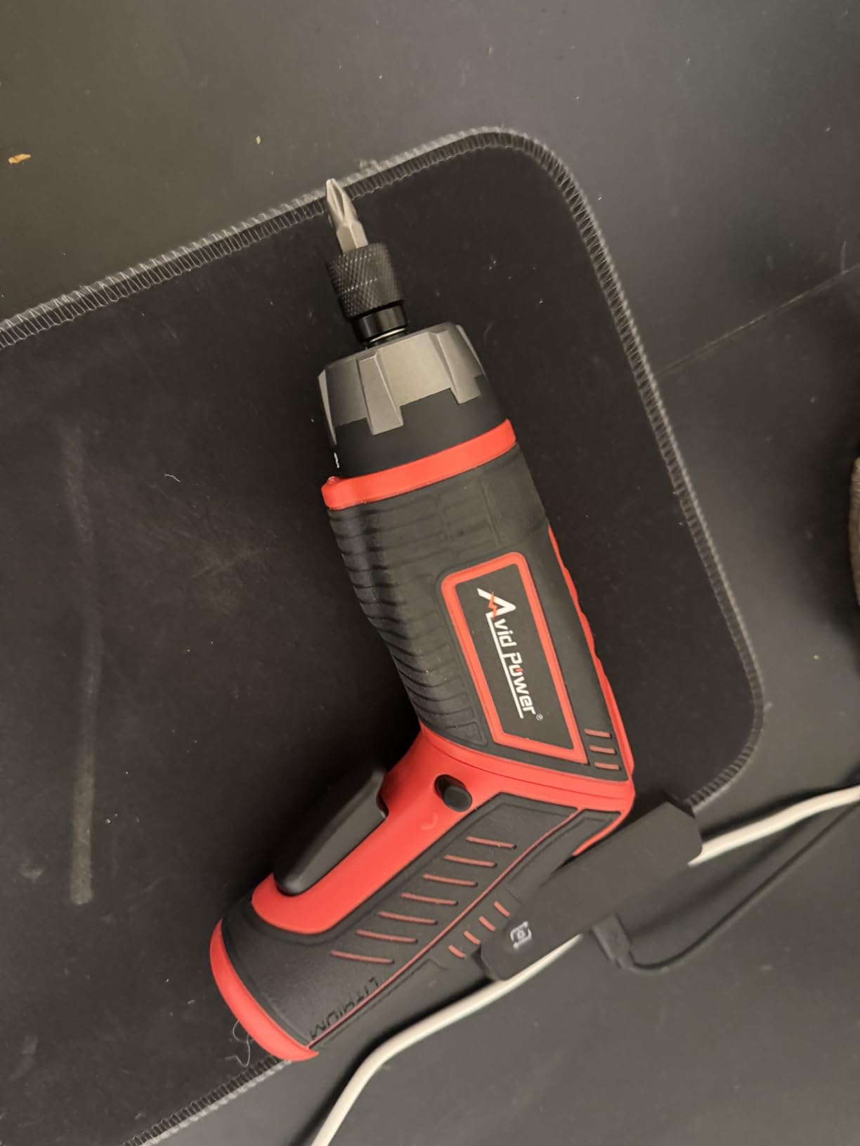 AVID POWER Electric Screwdriver Set Rechargeable 4V Cordless Screwdriver Kit with 44pcs Accessories, 5.65Nm Screw Gun, 5+1 Torque Setting, 2 Position Handle with LED Light customer photo 1