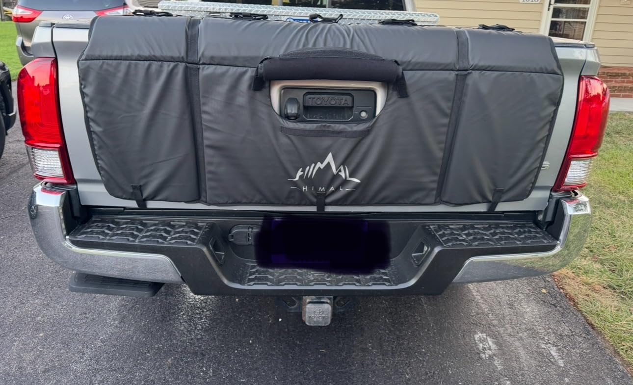 Himal Outdoors Tailgate Pad for Mountain Bike, Tailgate Protection Pad with Tool Pockets, Fits Most Truck Carries Up to 5 Bikes customer photo 1