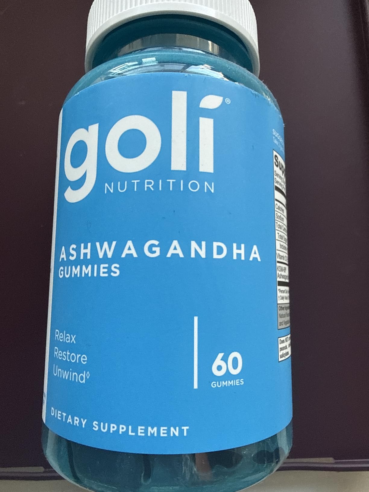 Goli Ashwagandha & Vitamin D Gummy - 60 Count - Mixed Berry, KSM-66, Vegan, Plant Based, Non-GMO, Gluten-Free & Gelatin Free Relax. Restore. Unwind, Pack of 1 customer photo 2