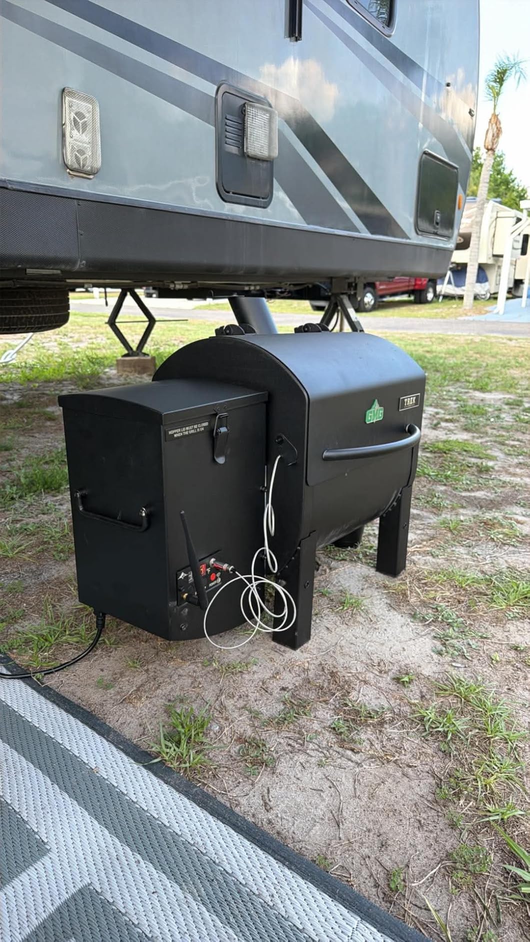 Green Mountain Grills Trek Prime 2.0 Portable Pellet Grill with Cover, WiFi Smart Control, 12V Power, Wood Pellet Smoker for Camping, Tailgating & RV Use, Compact BBQ Grill customer photo 1