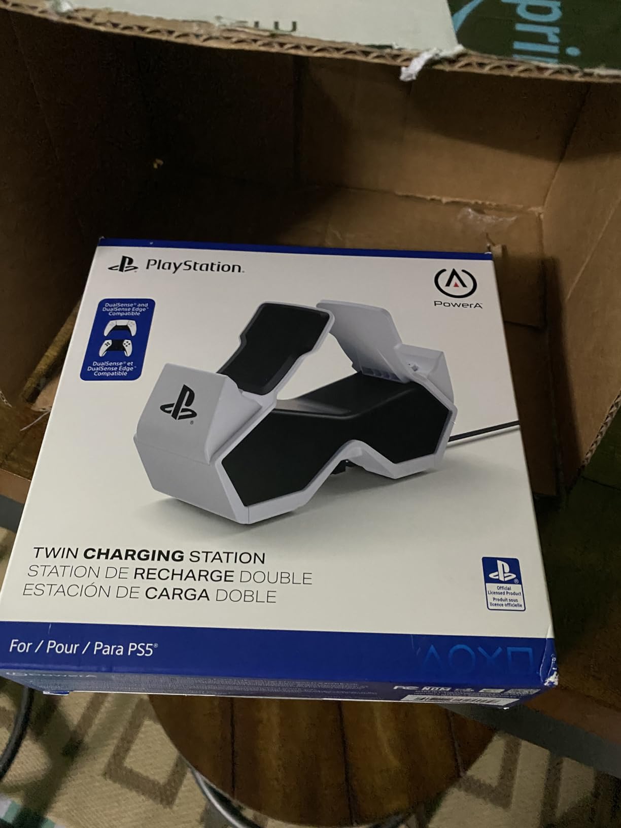 PowerA Twin Charging Station for Dualsense Wireless Controllers, PlayStation 5 customer photo 1
