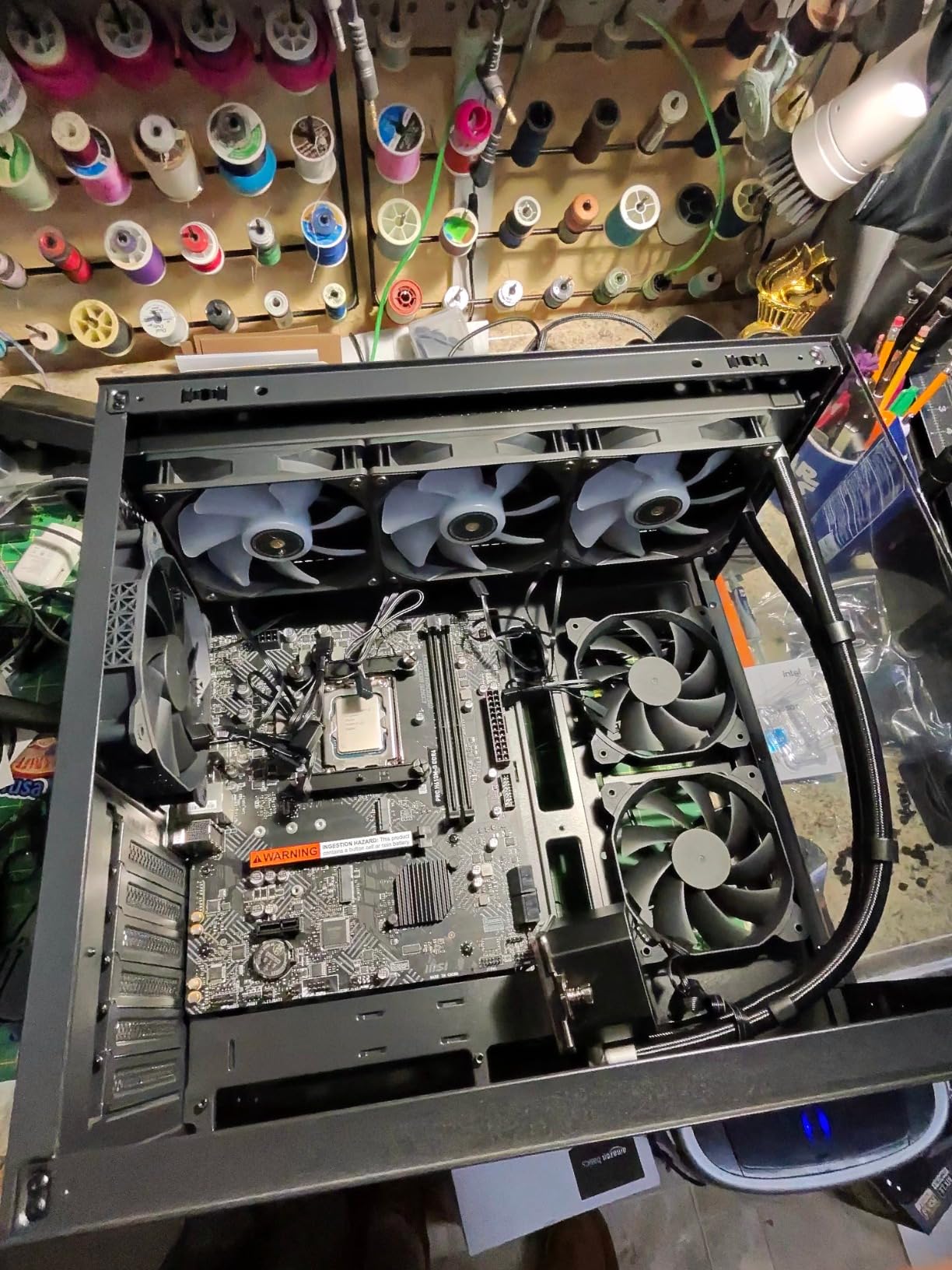 MSI PRO H610M-G DDR4 Motherboard (12th/13th/14th Gen Intel Core, LGA 1700 Socket, DDR4, PCIe 4, SATA 6Gb/s, 1Gbps LAN, M.2 Slots, USB 3.2, mATX) customer photo 1
