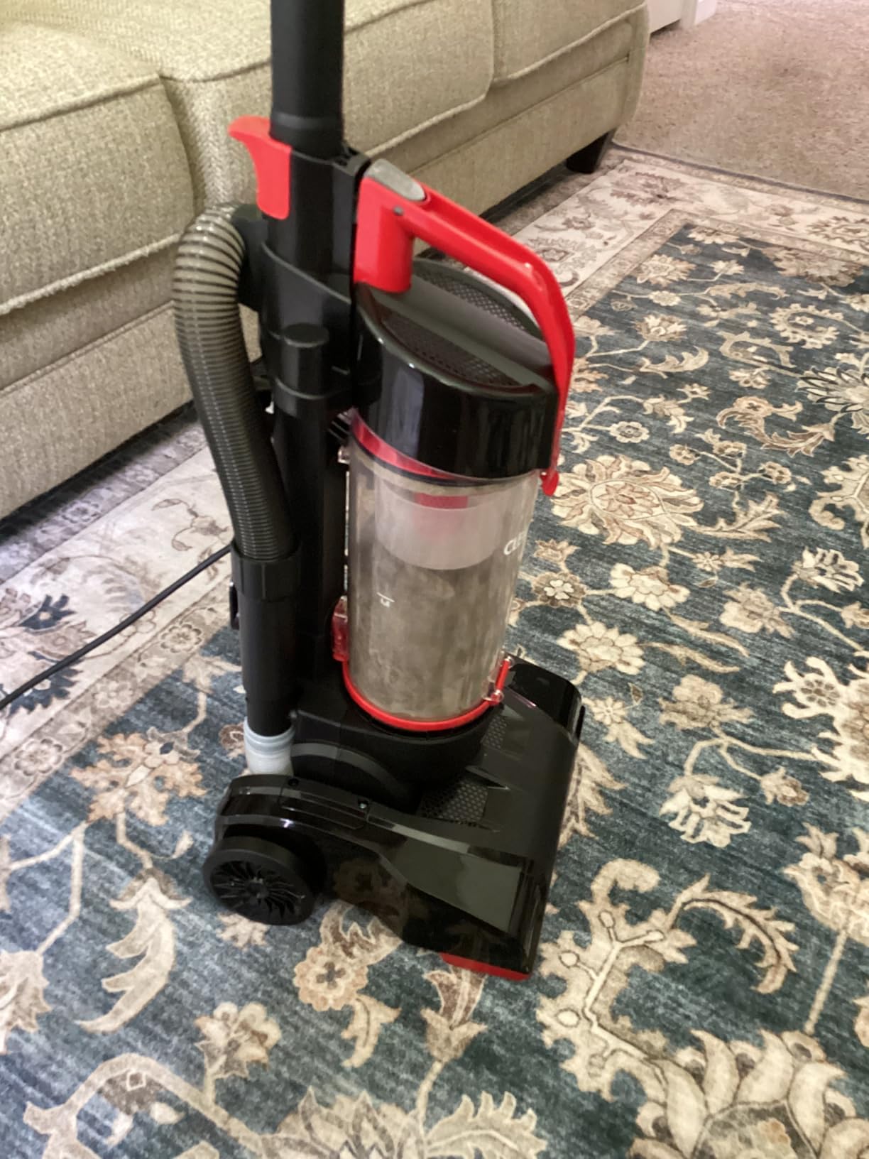 CleanView Compact Upright Vacuum, Lightweight Design for Apartments & Dorms, Powerful Suction with Removable Extension Wand & Scatter-Free Technology, 3508 customer photo 1