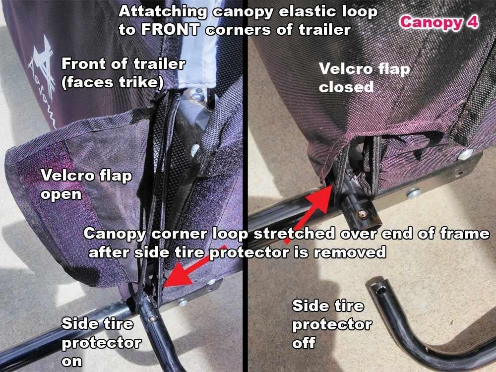 Aosom Bicycle Cargo Trailer, Two-Wheel Bike Luggage Wagon Trailer with Removable Cover customer photo 1
