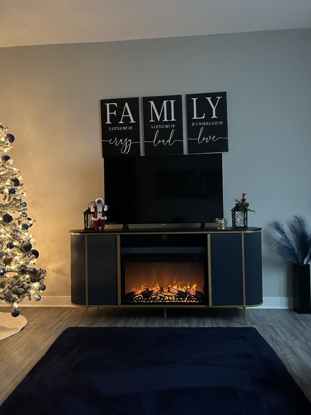 GUBIYU Home Family Wall Decor, Wall Art for Living Room Set of 3 Inspirational Canvas Prints Black and White Framed Canvas Art Paintings Wood Wall Decoration for Dining Room Bedroom Home Decor 16