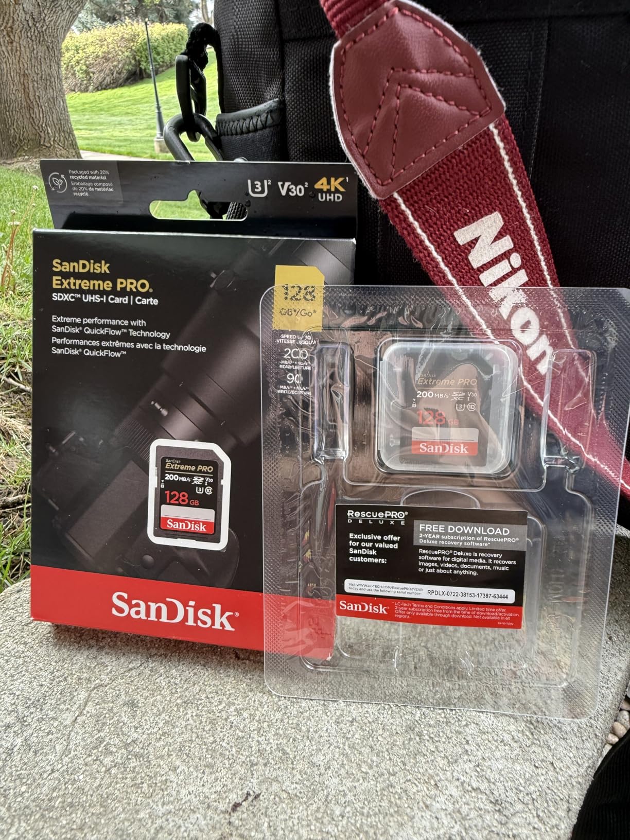 128GB Extreme PRO SDXC UHS-I Memory Card - C10, U3, V30, 4K UHD, SD Card - SDSDXXD-128G-GN4IN customer photo 2