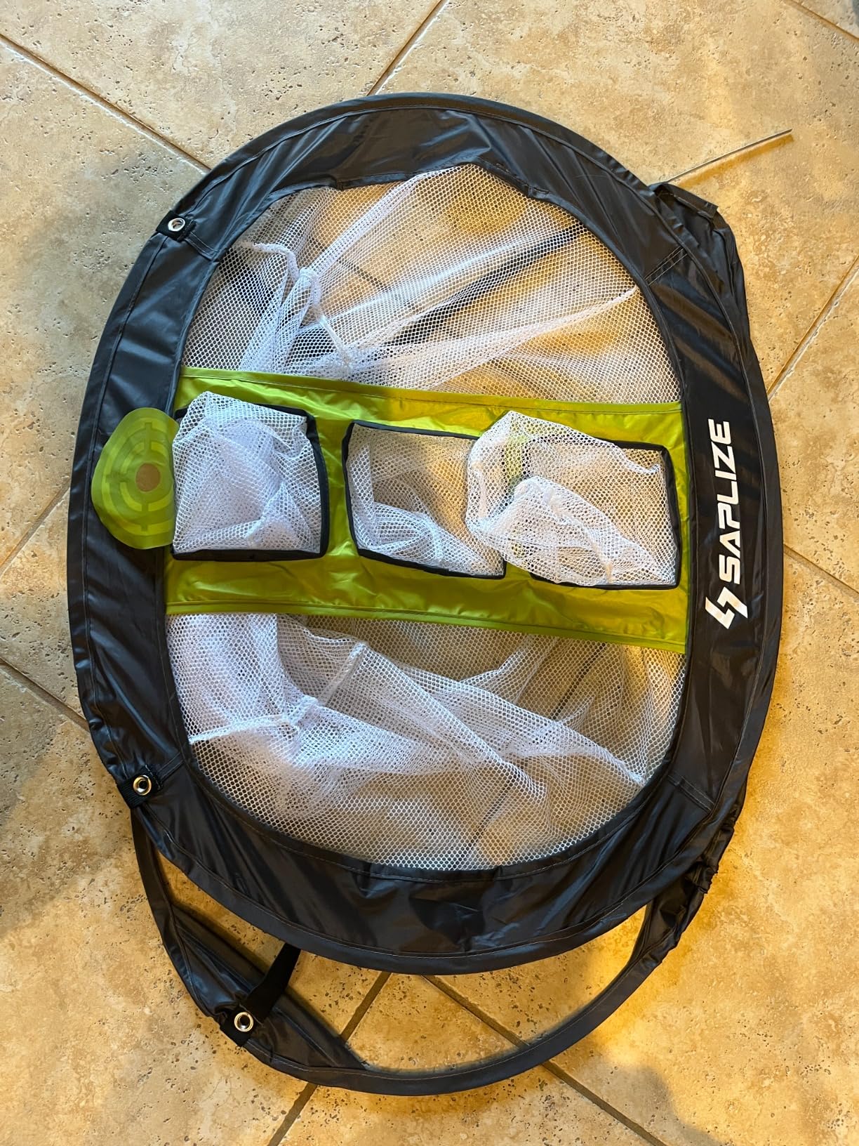 SAPLIZE Golf Chipping Net for Backyard Practice - Improve Accuracy & Distance Control, Foldable Golf Training Aid for Indoor Outdoor Use, Multi Target Practice Net for All Skill Levels customer photo 2