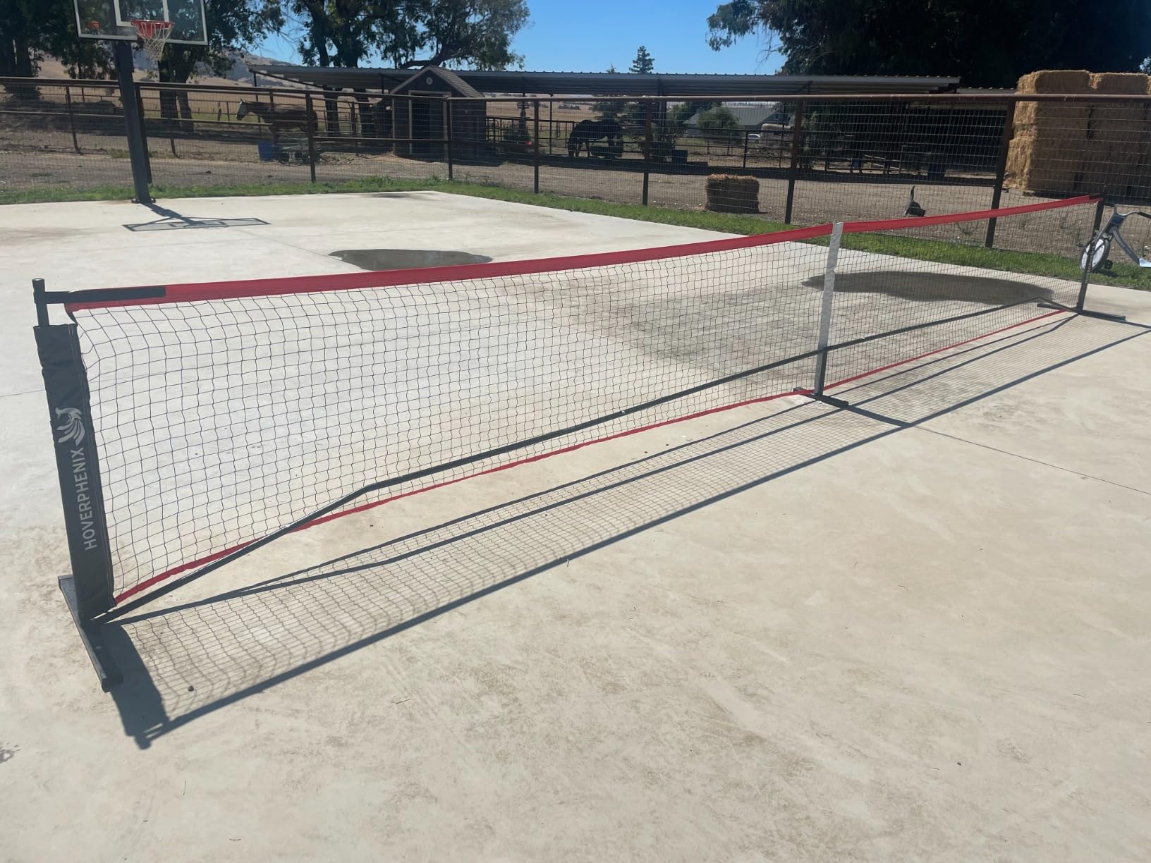 Hoverphenix Portable Pickleball Net Set, 22FT Regulation Size Pickle Ball Net with Paddle Set of 4, Pickleballs and Carry Bag, Easy Setup for Indoor Gym, Outdoor Court,Driveway, Backyard customer photo 2
