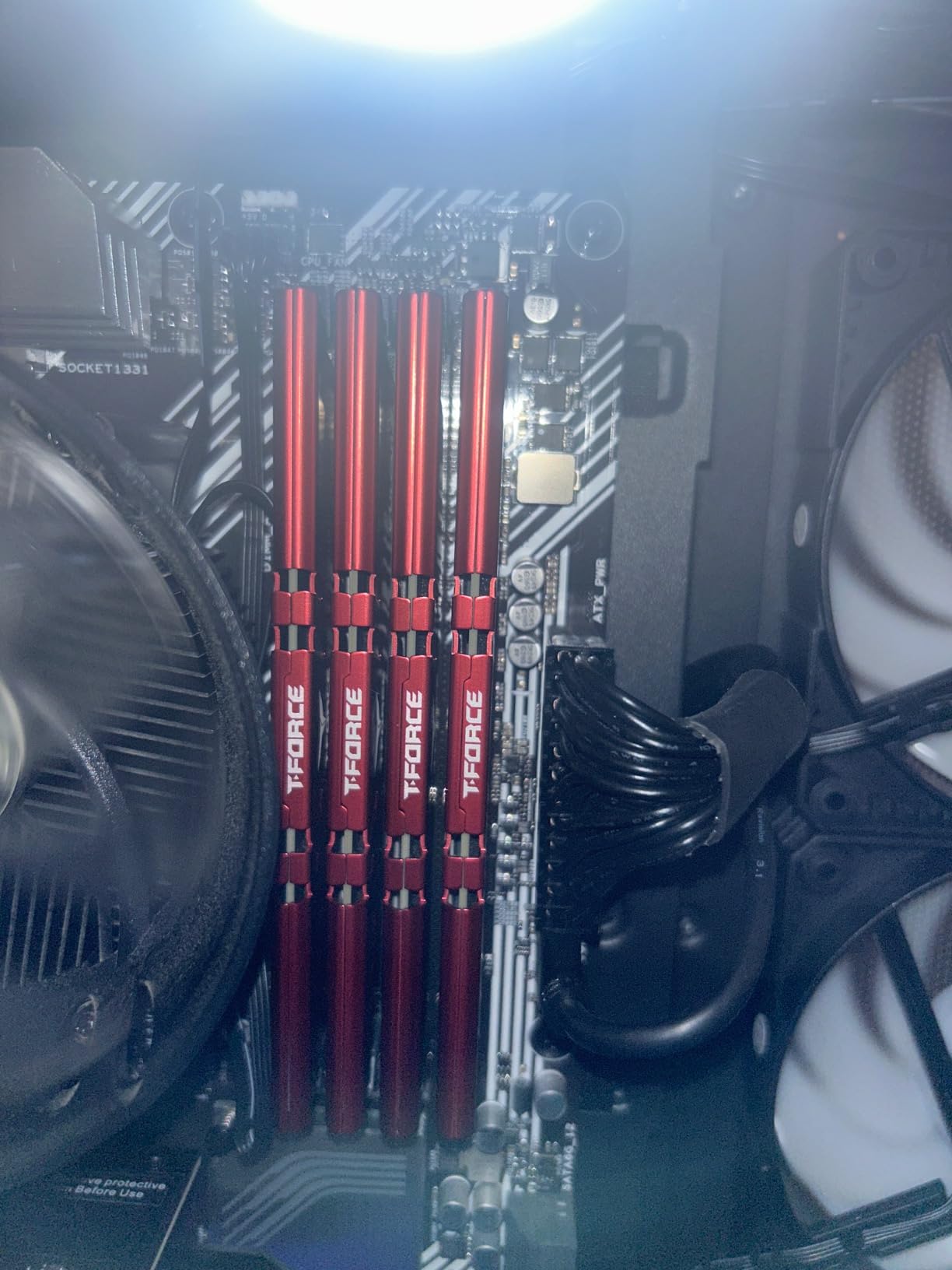 TEAMGROUP T-Force Vulcan Z DDR4 16GB Kit (2x8GB) 3600MHz (PC4-28800) CL18 Desktop Memory Module Ram Black TLZBD416G3600HC18JDC01 customer photo 2
