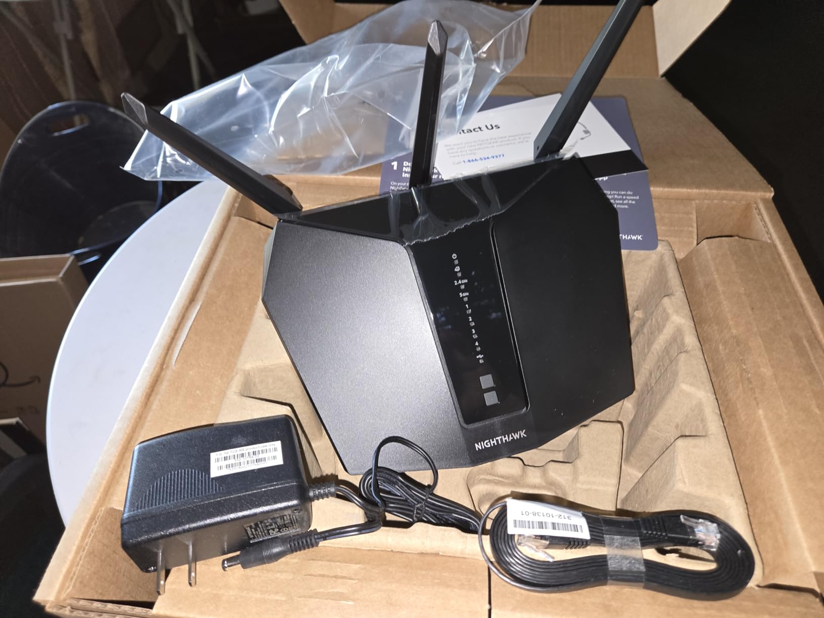 NETGEAR Nighthawk WiFi 6 Router (RAX30) 5-Stream Dual-Band Gigabit Router, AX2400 Wireless Speed (Up to 2.4 Gbps), Coverage Up to 2,000 sq.ft. and 20 Devices (Renewed) customer photo 2