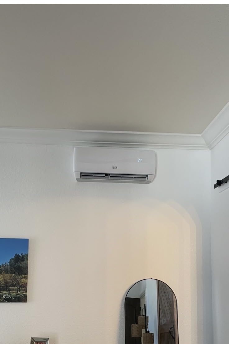 COSTWAY 18000BTU Mini Split Air Conditioner & Heater, 19 SEER2 208-230V Wall-Mounted Ductless AC Unit Cools Rooms up to 1250 Sq. Ft, Energy Efficient Inverter AC w/ Heat Pump (Blast Series) customer photo 1