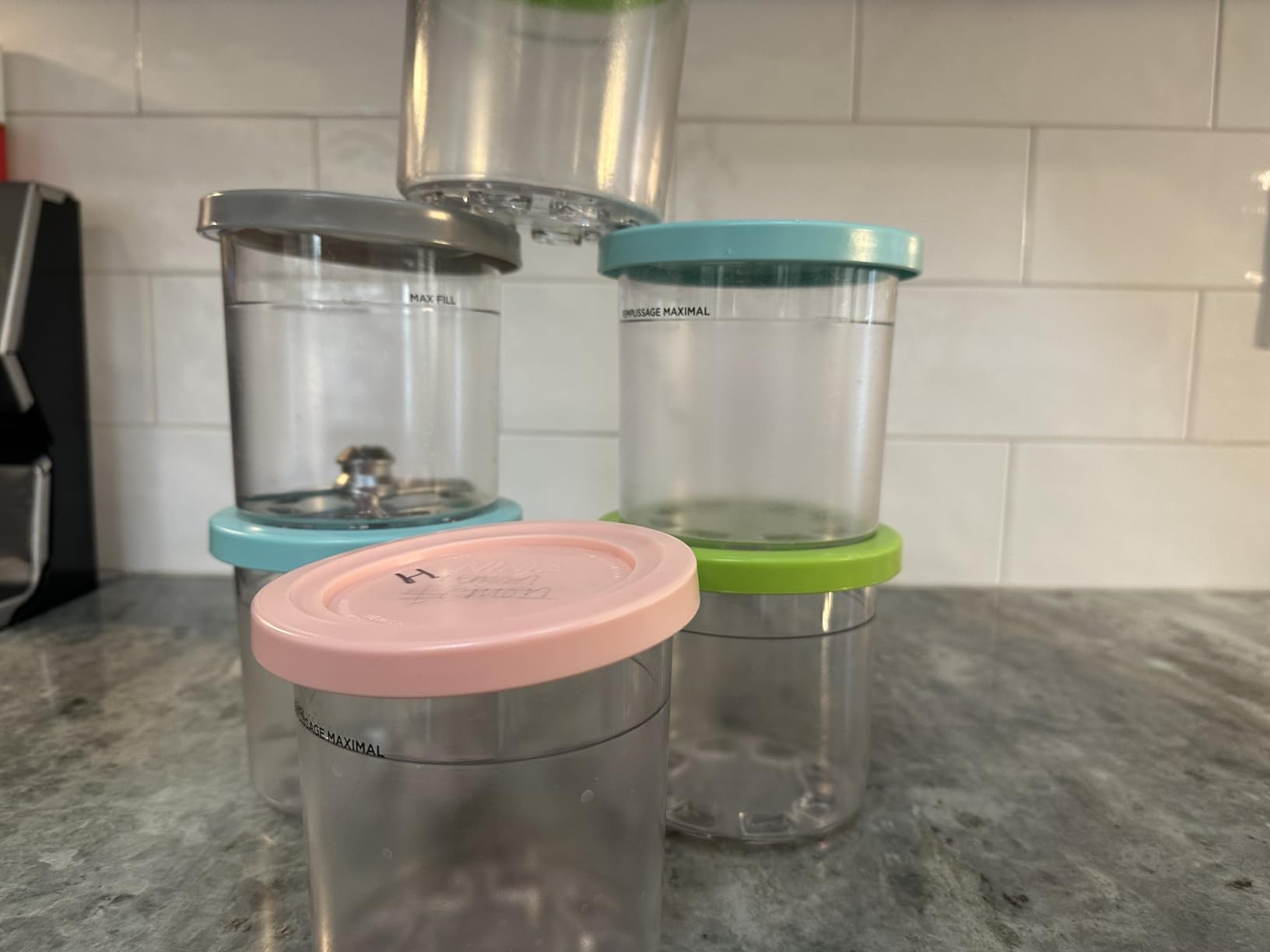 Ninja CREAMi Original Pints 2 Pack | Compatible with NC299AMZ & NC300s Series | BPA-Free & Dishwasher Safe | XSKPLID2CD customer photo 1