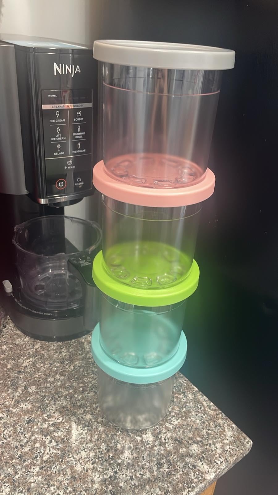 Ninja CREAMi Original Pints 2 Pack | Compatible with NC299AMZ & NC300s Series | BPA-Free & Dishwasher Safe | XSKPLID2CD customer photo 2